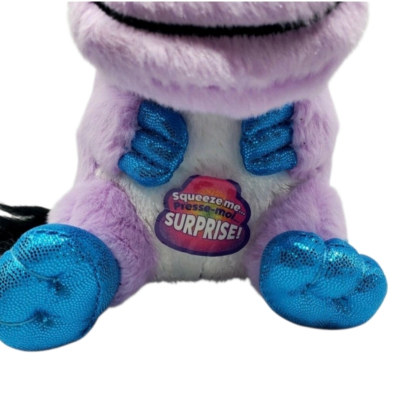 Poopchi's Friends Purple Hipo Plush Soft Sparkle New Poopchis Grin Studios. - Picture 8 of 11